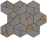 Мозаика Boost Smoke Mosaico Hex Yellow, 25x28,5 0-0 мм, арт. AN68