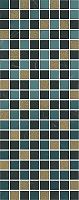 Декор Алькала микс мозаичный глянц, 20x50, арт. MM7204A