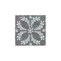 BLACK MARBLE Motif №5 Черный. Декор (10x10)