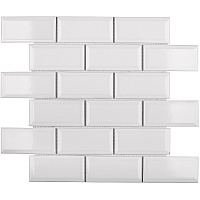 Мозаика Metro White Glossy глянц, 28,8x29,4 6,5 мм