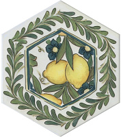 Декор Флорентина 2 глянцевый глянц, 20x23,1 6,9 мм, арт. VT/A537/24035