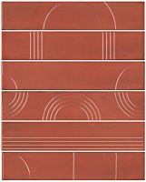 Плитка Мажорель красный из 6 частей глянц 36x28,5 10 мм арт. KMP3STA005RN6X