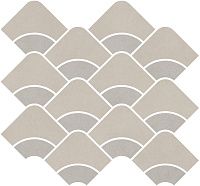Мозаика Таделакт наборный бежевый светлый серый обрезной мат 30x28 9 мм арт. KMD2HID007BR