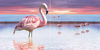 Панно Flamingo глянц, 50x100, арт. b.0473