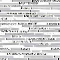 Мозаика ETERNITY MINI STRIP WHITE, 29,8x30,5, арт. L242521761
