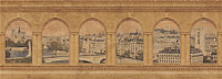 Бордюр Listelo Notre Dame глянц, 9x25