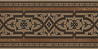 Koblenz Stellstufe mit Dekor Braun. Подступенник (15,5x31)