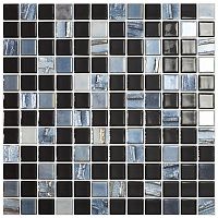 Мозаика Astra Black Mix на сетке глянц 30x30 6 мм арт. st.УТ-00000460