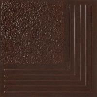 Угловая Ступень клинкерная Каир 4У коричневый мат 29,8x29,8 8 мм