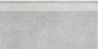 Ступень Королевская дорога серый светлый обрезной мат, 30x30 9 мм, арт. SG614820R/GR