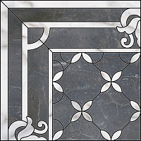 Декор Виндзор напольный 1/4 розона глянц, 60x60, арт. ID42