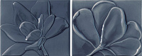 Декор Form Fleurs A/B Blue Satin полир, 20x25,1