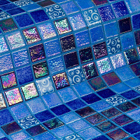 Мозаика Blueberries с чипом 2,5x2,5, 31,3x49,5