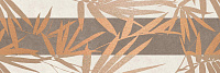 Декор Ganna Bloom chocolate мат, 20x60 8 мм