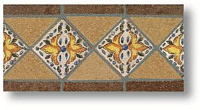 Бордюр ALCORISA Вставка-подступенник мат, 12x25