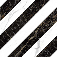 MMRA Allmarble Decoro Lux Statuario-Altissimo-St Laurent. Универсальная плитка (60x60)