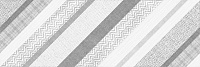 Вставка Hugge B серый, 25x75, арт. (HG2U092DT)