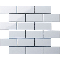 Brick White Glossy A1001G. Мозаика (28,8x29,4)