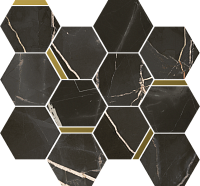 Мозаика Стелларис Абсолют Блэк Шик мат 28,3x32,8 9 мм арт. 620110000226