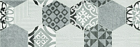 Декор Portis Hexagons мат, 25x75