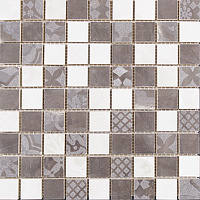 Меравиль Мозаика натуральная 1932-0013. Настенная плитка (30x30)