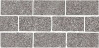 Бордюр Роверелла пепельный мозаичный, 14,7x34,5 11 мм, арт. BR025