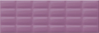 Vivid Colours Violet Glossy Pillow Structure (O-VVD-WTU221). Настенная плитка (25x75)