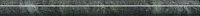SPA057R Серенада зелёный глянцевый обрезной. Бордюр (2,5x30)