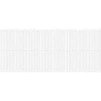 Плитка Simply white белый 01 рельеф глянц 25x60 9 мм арт. 010100001522