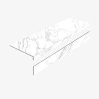 Ступень L STATUARIO CALIPSO MATT мат 32x120 8 мм арт. st.УТ-00000881