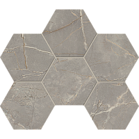 Мозаика Grey BR03 Hexagon полир 25x28,5 арт. 67343