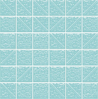 Плитка Ла-Виллет бирюзовый, 30,1x30,1 6,9 мм, арт. 21026