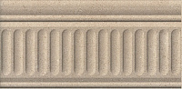 Бордюр Золотой пляж тёмный беж структурированный, 9,9x20, арт. 19022\3F