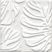 Декор Агдаль 2 белый структура мат 15x15 9 мм арт. KMD2SFC001BN