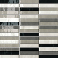 Мозаика Manhattan Tratti Grigi Mosaico глянц, 30x30, арт. fKIU