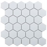 Мозаика Hexagon small White Matt IDL1005 мат, 27,8x26,5 6 мм