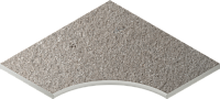 Борт Грэй Угловой закругленный 30 мат 60x60 20 мм арт. 620090001026