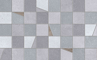 Декор Misty mosaic mix мат, 25x40 8 мм