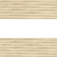 1064-0160 Миланезе Дизайн Крема волна. Настенная плитка (20x60)