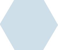 Плитка Аньет голубой, 20x23,1 6,9 мм, арт. 24006