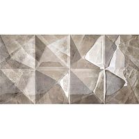 Плитка Норманция темная рельеф глянц 30x60 9 мм