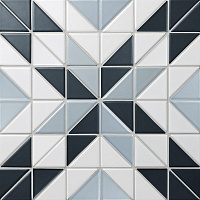 Мозаика Albion Star Blue мат, 27,5x27,5, арт. TR2-BLM-BL1
