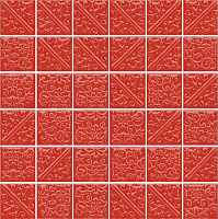 21024 Ла-Виллет красный. Настенная плитка (30,1x30,1)