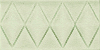 Бордюр Diamond Flower Ivory, 7,5x15