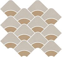 Мозаика Таделакт наборный бежевый светлый жёлтый обрезной мат 30x28 9 мм арт. KMD2HID009BR