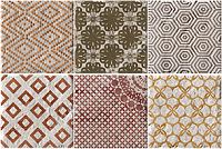 Декор Biarritz Inserto Paradise Ecru S/6, 10x10
