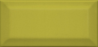 16055 Клемансо оливковый грань. Настенная плитка (7,4x15)