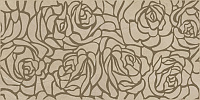Serenity Rosas коричневый 08-03-15-1349. Декор (20x40)