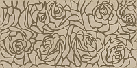 Декор Serenity Rosas коричневый, 20x40 8 мм, арт. 08-03-15-1349