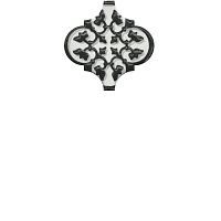 Декор Арабески глянцевый орнамент глянц, 6,5x6,5 7 мм, арт. OS/A26/65000